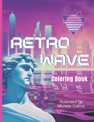 Book cover for Retrowave Coloring Book