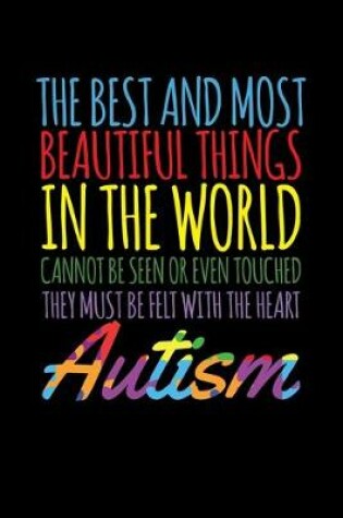Cover of The Best and Most Beautiful things in the World Cannot Be Seen Or Even Touched They Must Be Felt With the Heart Autism