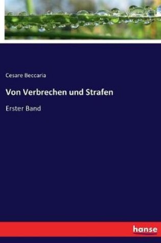 Cover of Von Verbrechen und Strafen