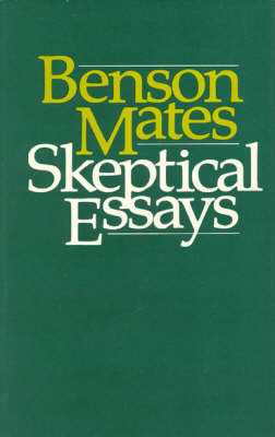 Book cover for Sceptical Essays