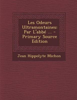 Book cover for Les Odeurs Ultramontaines