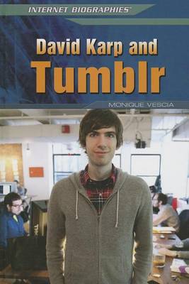 Book cover for David Karp and Tumblr