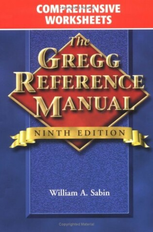 Cover of Grade: Gregg Refer Mnl Comp Worksheets