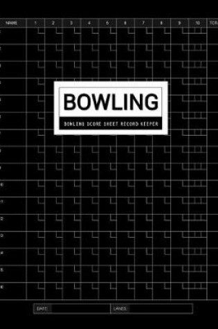 Cover of Bowling Score Sheet