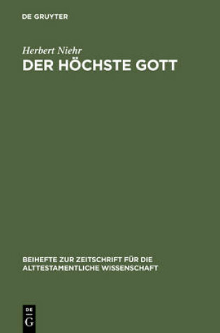Cover of Der hoechste Gott