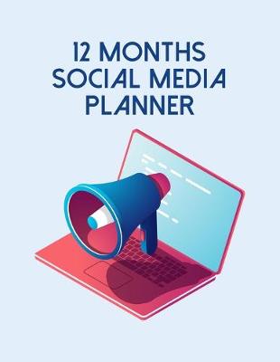 Book cover for 12 Months Social Media Planner