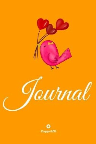Cover of Journal for Girls ages 8+Girl Diary Journal for teenage girl Dot Grid Journal Hardcover Yellow Bird cover 122 pages 6x9 Inches