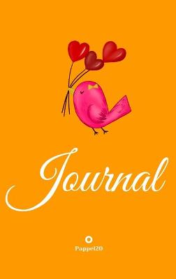 Book cover for Journal for Girls ages 8+Girl Diary Journal for teenage girl Dot Grid Journal Hardcover Yellow Bird cover 122 pages 6x9 Inches