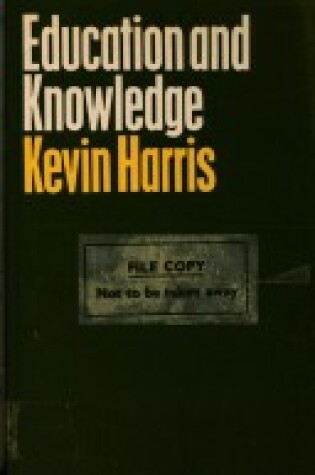 Cover of Education and Knowledge