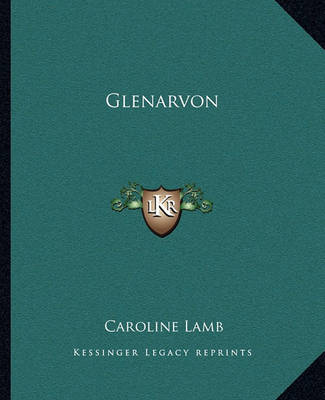 Book cover for Glenarvon