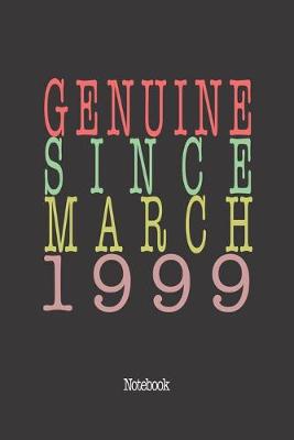 Book cover for Genuine Since March 1999