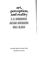 Book cover for Art, Perception and Reality