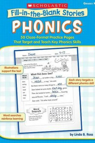 Cover of Fill-In-The-Blank Stories: Phonics