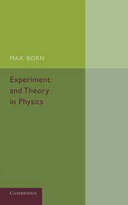 Book cover for Experiment and Theory in Physics