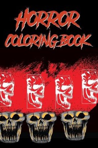 Cover of Horror Coloring Book