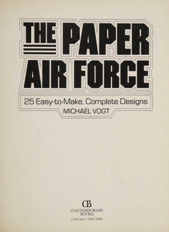 Book cover for Paper Airforce the