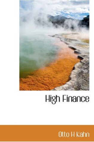 Cover of High Finance