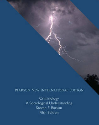 Book cover for Criminology:A Sociological Understanding PNIE, plus MyCrimeKit without eText