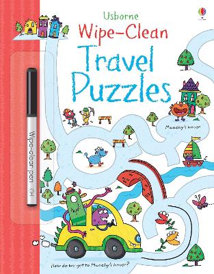Book cover for Wipe-clean Travel Puzzles