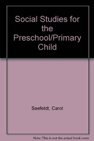 Cover of Social Studies for the Preschool/Primary Child