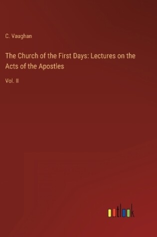 Cover of The Church of the First Days