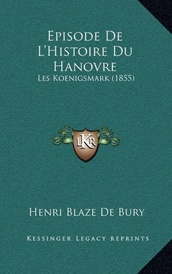 Book cover for Episode de L'Histoire Du Hanovre