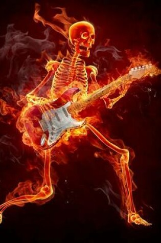 Cover of Guitarist on Fire, Jumbo Oversized