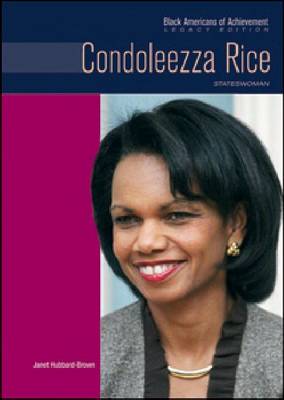 Book cover for Condoleezza Rice