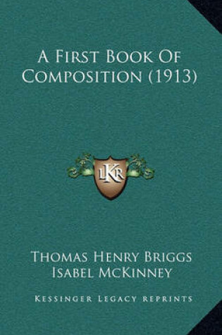 Cover of A First Book of Composition (1913)