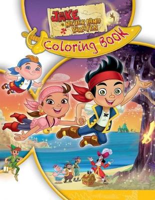 Book cover for Jake and the Never Land Pirates Coloring Book