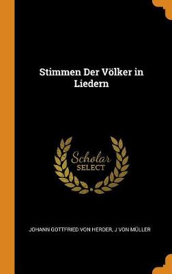 Book cover for Stimmen Der Voelker in Liedern