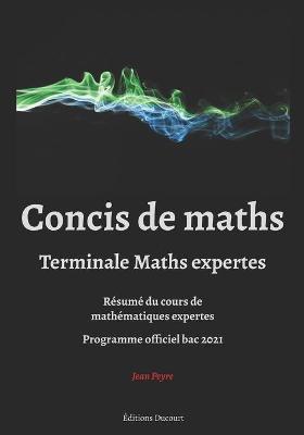 Book cover for Concis de maths terminale maths expertes