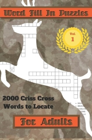 Cover of Word Fill In Puzzles For Adults