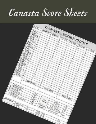 Book cover for Canasta Score Sheets