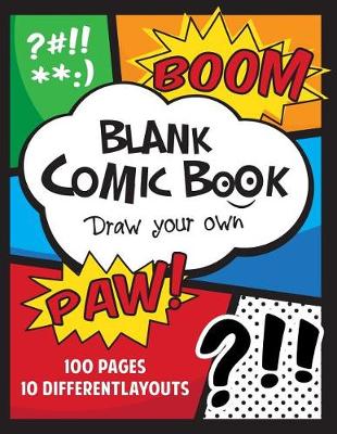 Book cover for Blank Comic Book