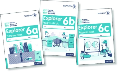 Book cover for Numicon: Number, Pattern and Calculating 6 Explorer Progress Books ABC (Mixed pack)