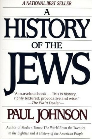 Cover of History of the Jews