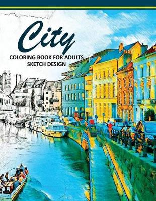 Book cover for City Coloring Books for Adults