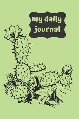 Book cover for Cactus Blank Lined Journal Notebook