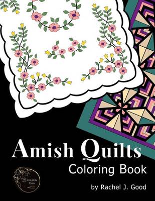 Book cover for Amish Quilts Coloring Book