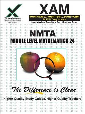 Book cover for Nmta 24 Middle Level Mathematics Teacher Certification Exam