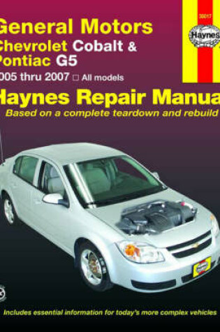 Cover of Chevrolet Cobalt & Pontiac G5 Automotive Repair Manual