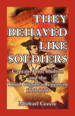 Book cover for They Behaved Like Soldiers