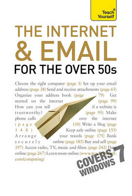 Book cover for The Internet and Email for the Over 50s