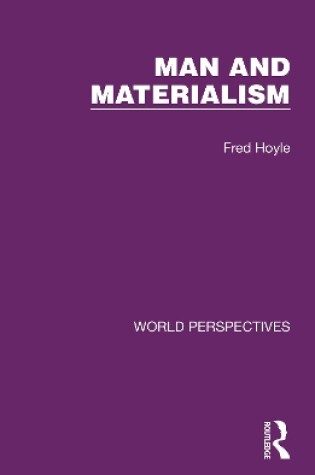 Cover of Man and Materialism