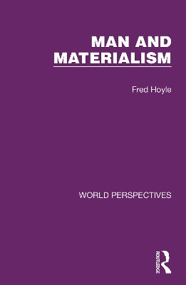 Book cover for Man and Materialism