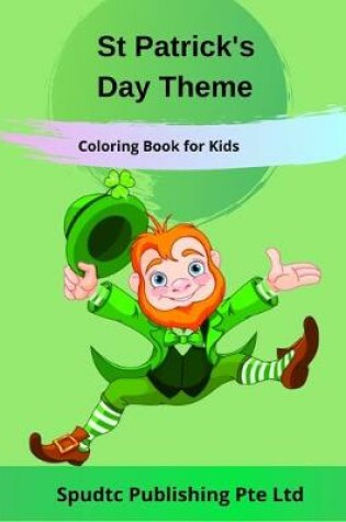 Cover of St Patrick's Day Theme Coloring Book for Kids