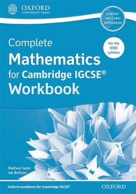 Book cover for Complete Mathematics for Cambridge IGCSE (R) Workbook