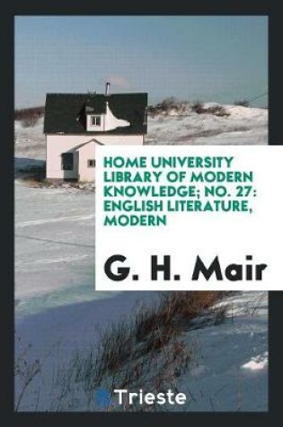 Cover of English Literature