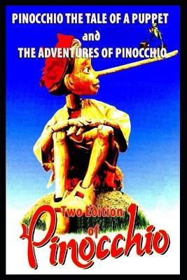 Book cover for THE ADVENTURES OF PINOCCHIO "Annotated" Fantasy & Magic for Children